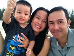 Amelia Tran and family