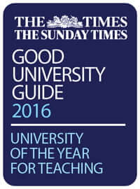 The Times & The Sunday Times Good University Guide 2016: University of the Year for Teaching