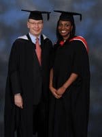 Adesekemi Aderemi with Martin Shenfield