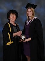 Polly Victoria Richards with Chloe Woodhead at Graduation 2012