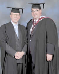 Andreas M Widmer with Mr Shenfield Andreas M Widmer with Mr Shenfield