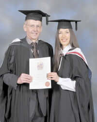 Eddie Shoesmith with Ana Grahovac