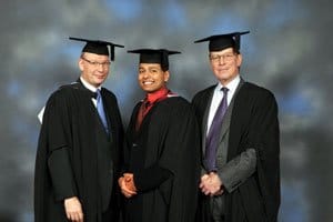 Avijit Guha Roy with Mr Shenfield & Mr Lewis