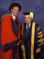 Dr Stephen Bolsin with Sir Martin Jacomb