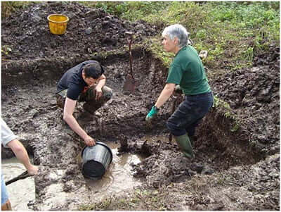 trench-with-bucket