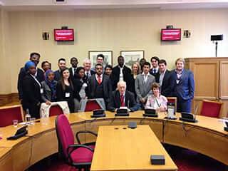 BUCSIS students at the House of Lords