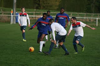 Players during the match