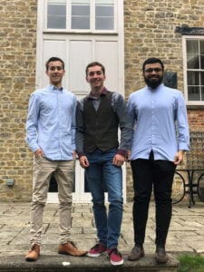 eft - Connor Shotton-Oza. Middle - Daniel Pool. Right - Uzair Saleh
