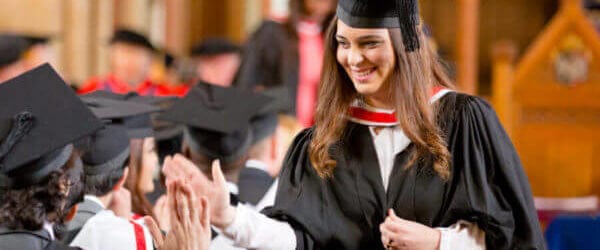 Graduation high five