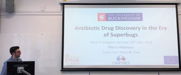 Marco Albanese delivering a lecture