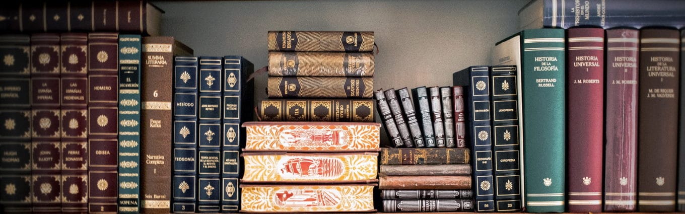 shelf full of legal books