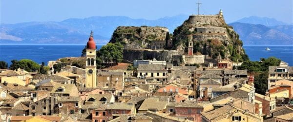 Corfu town
