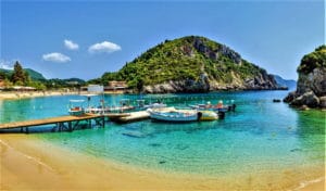 Palaiokastritsa, town in Corfu, Greece