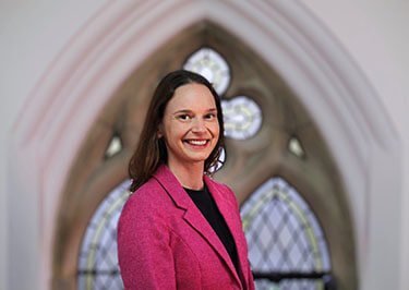 Portrait of Dr Jessica Walsh, Lecturer in Law at The University of Buckingham