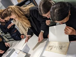 University of Buckingham students visit to Sevres