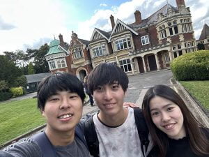 Students at Bletchley Park