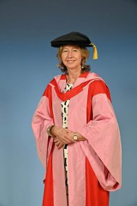Graduation portrait photograph of Christina Lamb