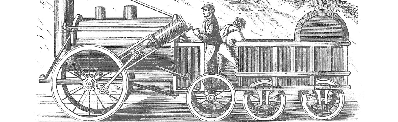 Early steam locomotive
