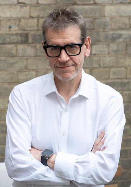 Portrait photograph of Mark Qualter