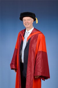 Graduation photograph of Mr Peter Higgins