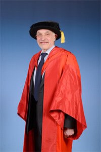Graduation photograph of Professor Robert Merkin