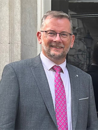 Portrait photograph of David Cole