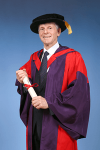 Graduation portrait photograph of Andrew Hall