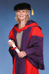 Graduation portrait photograph of Mary Curnock Cook