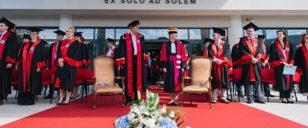 Harriet Dunbar-Morris at SSST graduation ceremony