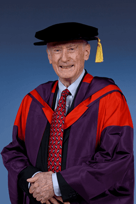 Graduation portrait photograph of Anthony Martin CBE
