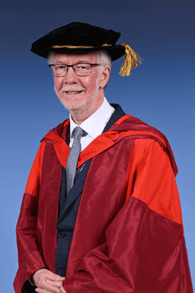 Graduation portrait photograph of Brian Clegg