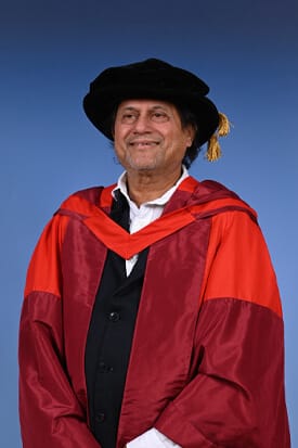 Graduation portrait photograph of Professor Achyunta Samanta