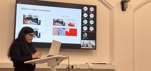 Dr Neetu Sigger presenting