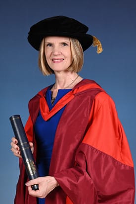 Graduation portrait photograph of Professor Julia Manning