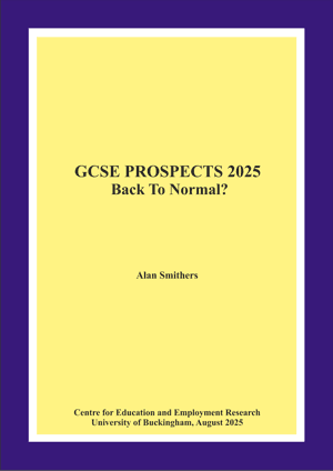 Front cover - Prospects for GCSEs 2025